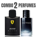COMPRE 1 LEVE 2 -  Perfumes Masculino - Sauvage Dior e Ferrari Black (100ml cada)+ Frete Grátis
